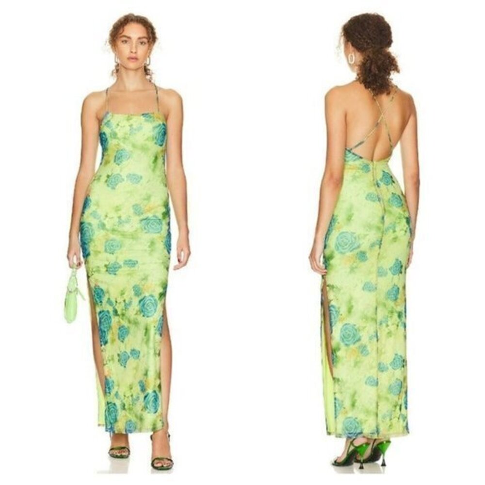 Superdown Lorena Maxi Dress - Blue Floral